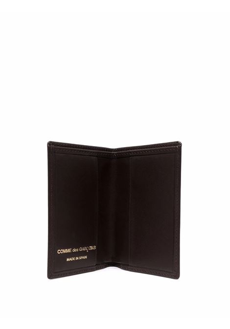 portafoglio classic line zo zip unisex marrone COMME DES GARÇONS WALLET | SA6400801